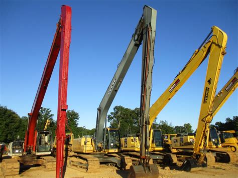 john deere excavators sale|john deere long reach excavator.